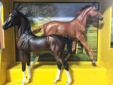 Breyer Best of British Foal Set: Thoroughbred and Hackney at Triple Mountain