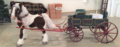 Child's Goat-Drawn Wagon at Skyline Farm Museum