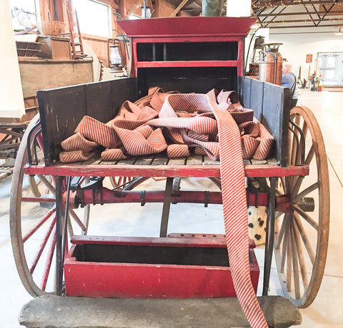 Fire Hose Wagon rear at Skyline Farm Museum