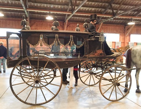 Horse-Drawn Hearse at Skyline Farm Museum