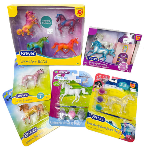 Breyer Stablemates Unicorns and Horses for Easter Baskets