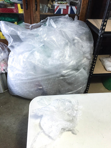 Recycling Plastic Bubble Wrap at Triple Mountain