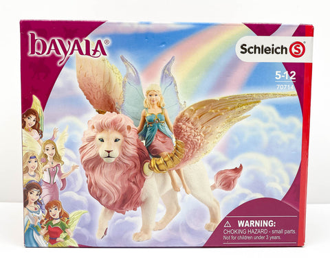 Schleich Fairy on Winged Lion for Easter at Triple Mountain