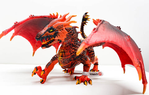 Schleich Lava Dragon at Triple Mountain