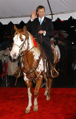 Paint Horse TJ with Viggo Mortensen at Hidalgo Movie Premier