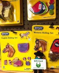 Triple Mountain gift cards can be used for Breyer tack and accessories!