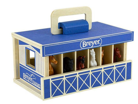 Breyer Wooden Carry Stable - second version promo photo