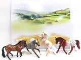 Breyer SM Dapples and Dots set at Triple Mountain