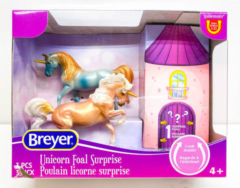 Breyer Unicorn Mystery Foal Families for Easter at Triple Mountain