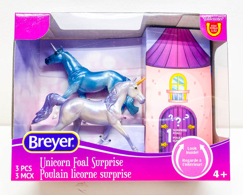 Breyer Unicorn Mystery Foal Families for Easter at Triple Mountain