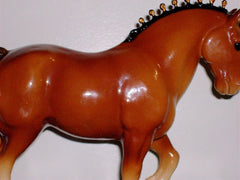 Breyer Clydesdale Stallion no muscles after restoration