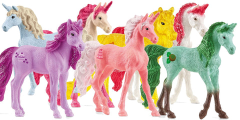 Schleich Ltd Ed Unicorn Foals for Easter at Triple Mountain