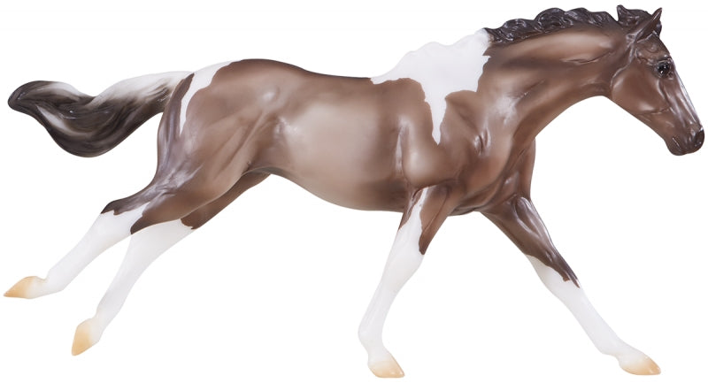 Breyer Classic Galloping Thoroughbred Grulla Paint Horse Triple Mountain Model Horses