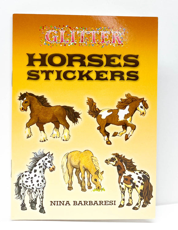 Glitter Horse Stickers Booklet
