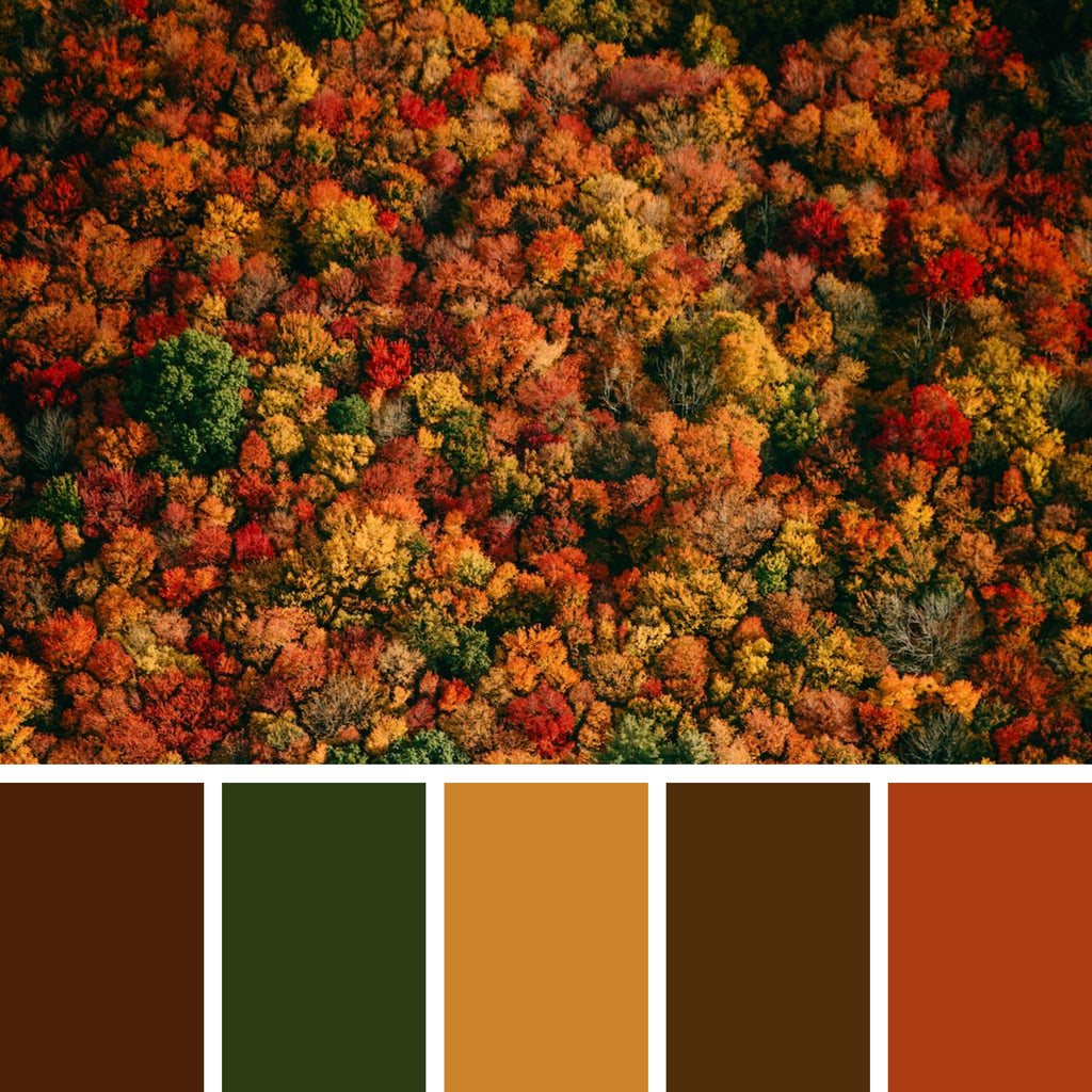 30 Autumn Color Palettes for Coloring Pages: Embrace the Season's ...