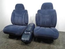 1999 Silverado blue cloth seats with center console
