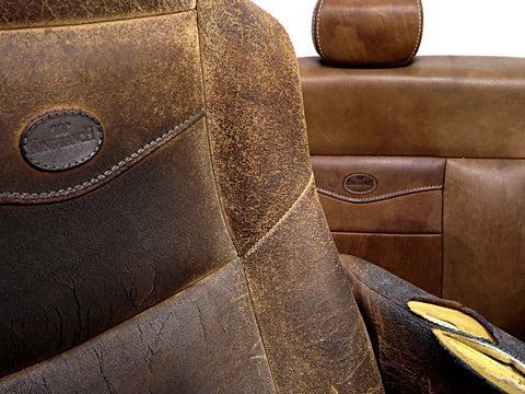 King Ranch Worn Leather - Passenger Seat