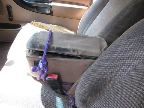 Worn out console armrest in Ford Ranger