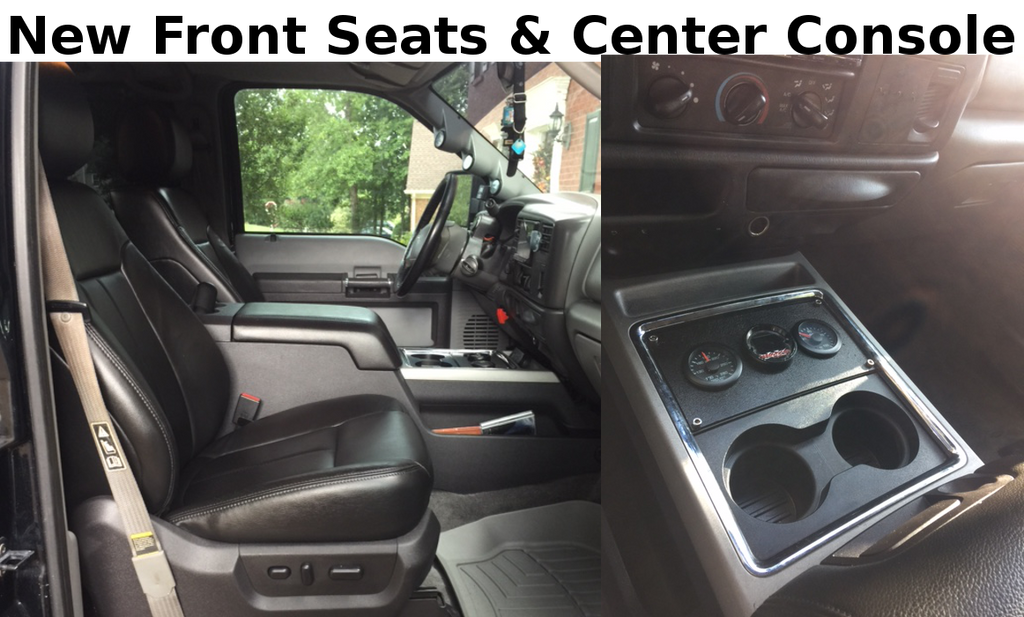 Ford Super Duty Seat Swap -  Before & After 2
