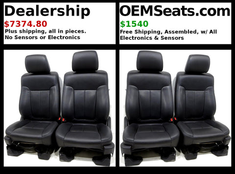 Seat Price comparison: Dealer vs Our Seats