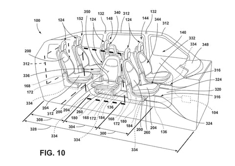 Ford Reconfigurable Seats Patent