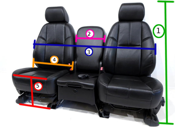 Seat Swap Measurements for OEM seats