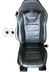 Ford Mustang Recaro Seat with Blown Airbag