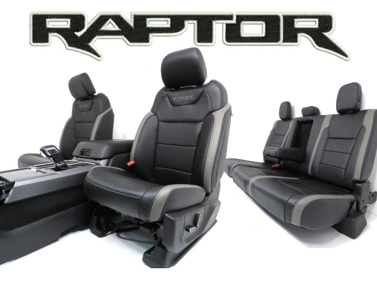 Replacement Ford Raptor Seats F150 Front Seats F 150 Rear Seat And Center Console 2015 2016 2017 2018 Stock J4892