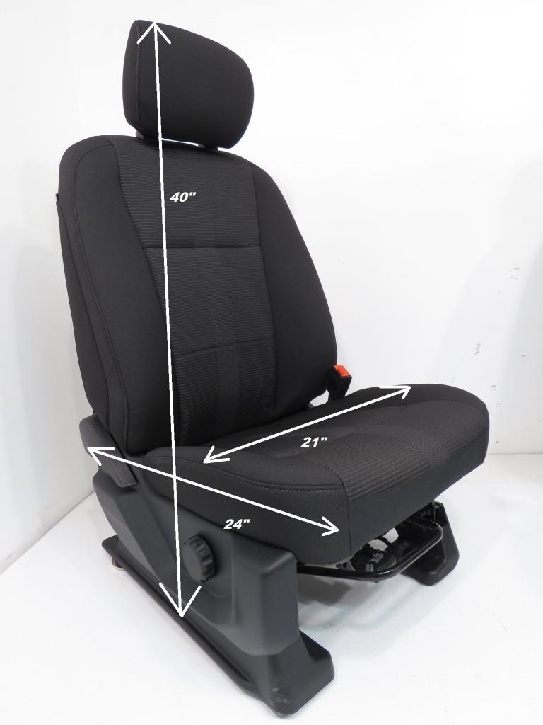 factory ford seats on Replacement Ford Super Duty Seats New Factory Black Cloth Oem 2017 2018 F250 F350 F450 F550 Stock J1540