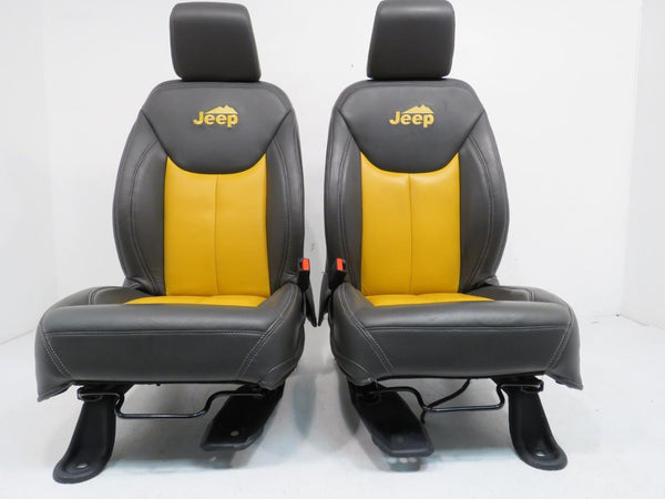 Replacement Jeep Wrangler Jk Seats 4 Door Leather Seat Set Front & Rear