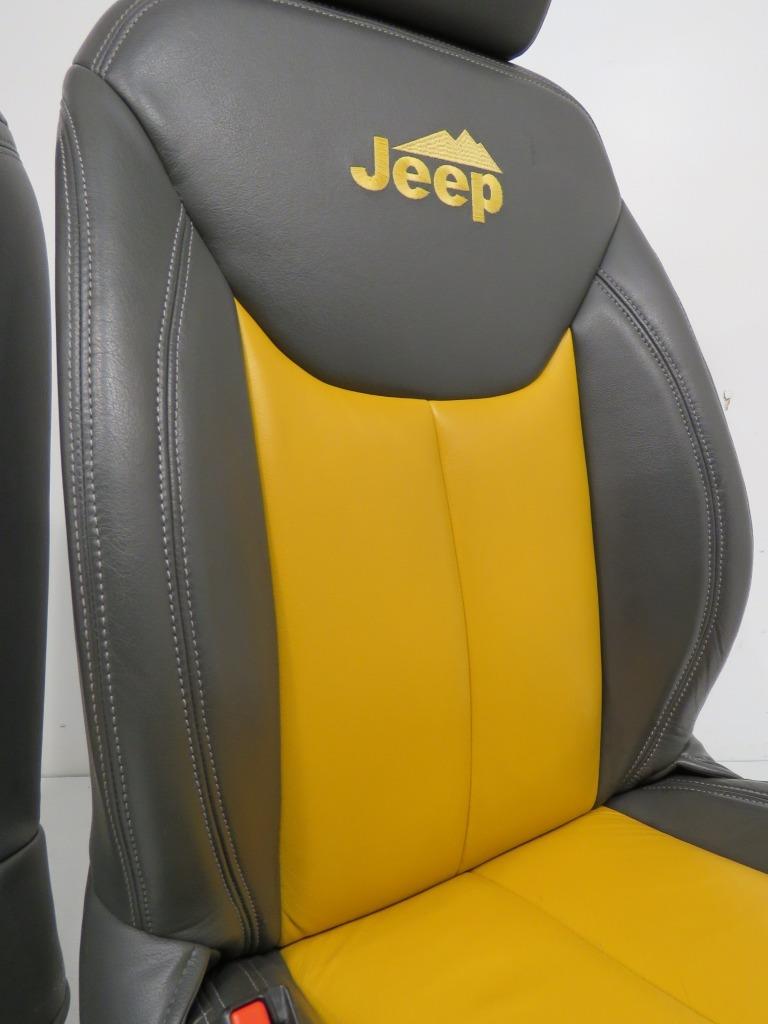 Replacement Jeep Wrangler Jk Seats 4 Door Leather Seat Set Front & Rear ...