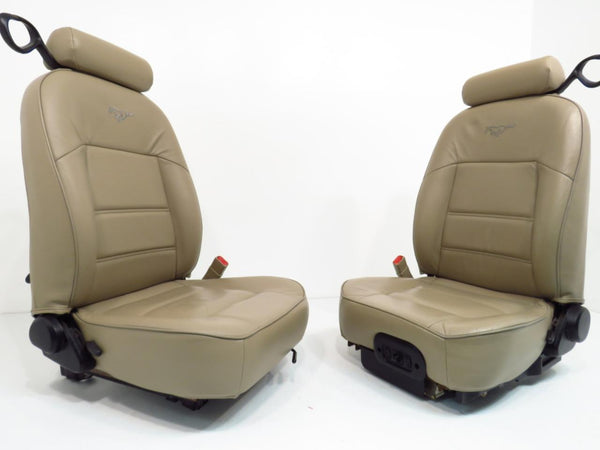 Replacement Ford Mustang Seats Tan Leather 1994 1995 1996 1997 1998