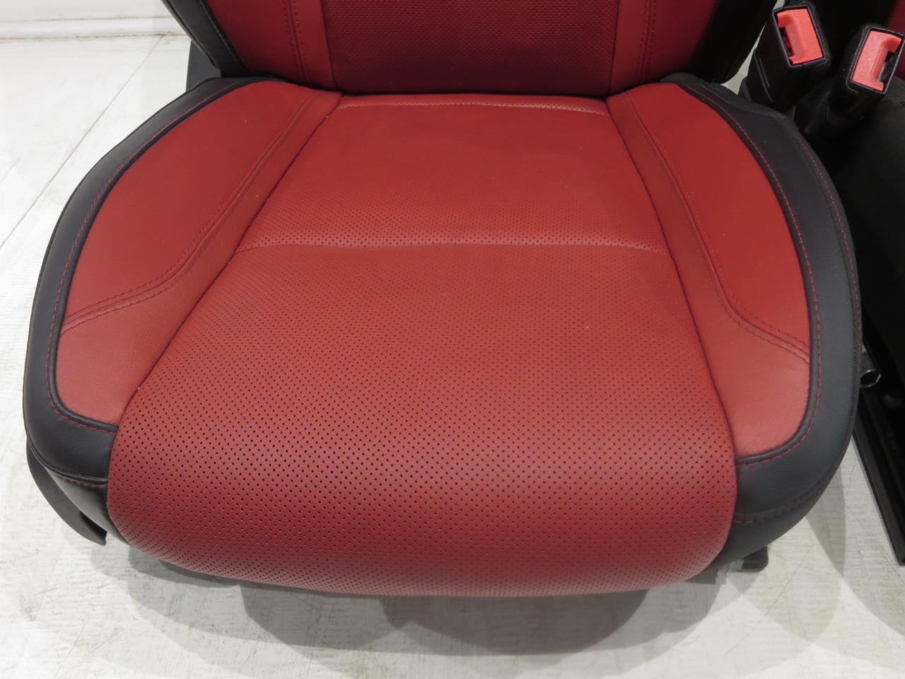 Dodge Charger R T Oem Red Leather Seats Heated A C 2013 2014 2015 2016 2017