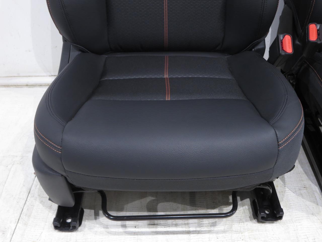 Replacement Nissan Altima 2.5 Sr Oem Sport Seats Black W/ Orange Stitch