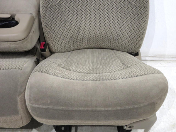 Replacement Ford F-150 F150 Oem Tan Cloth 60-40 Seats 1998 1999 2000