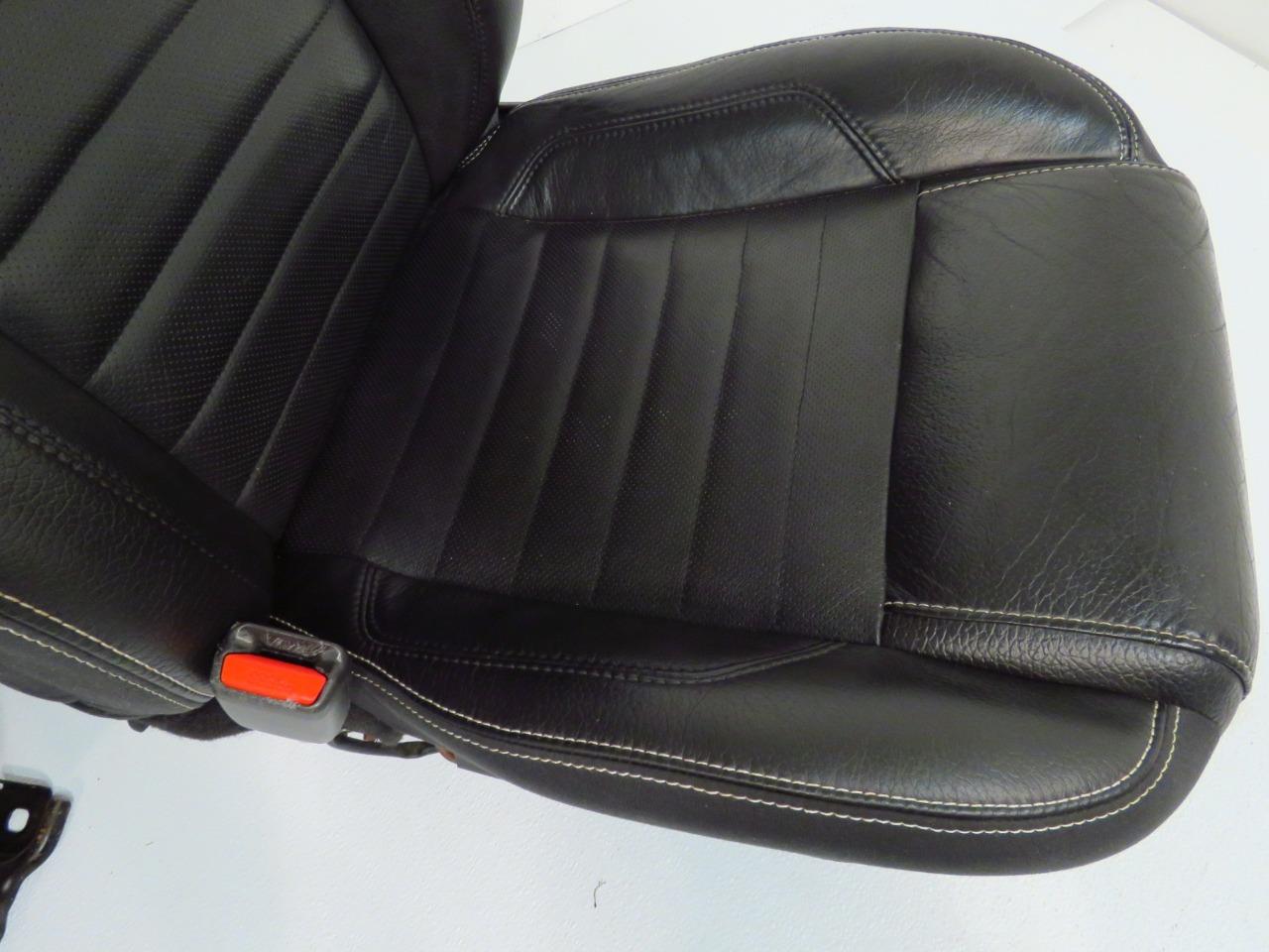 Replacement Ford Mustang Black Leather Front & Rear Seats Convertible ...