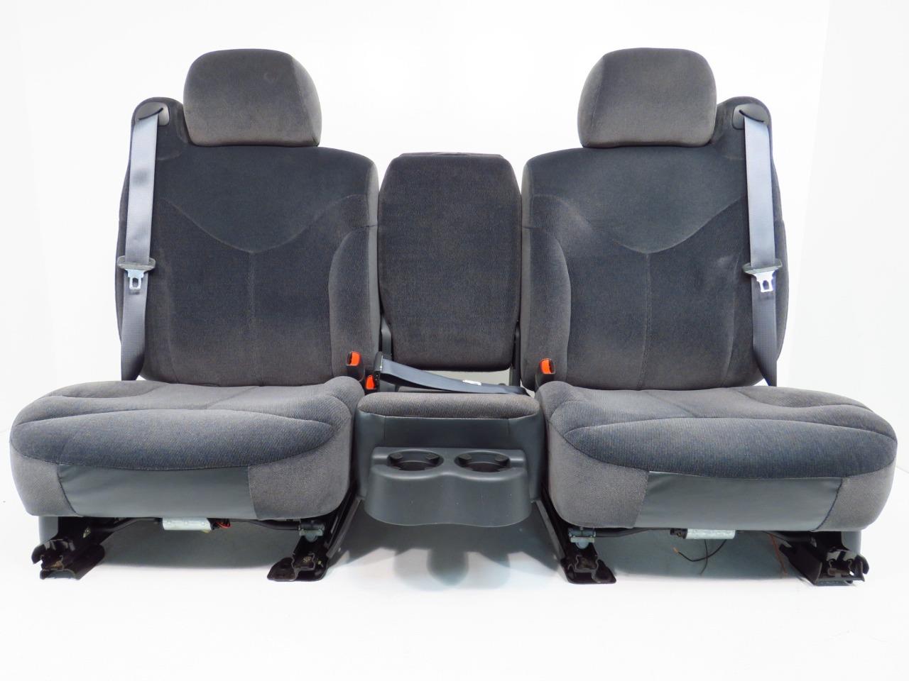 Replacement Chevy Silverado Gmc Sierra Charcoal Cloth Front Seats