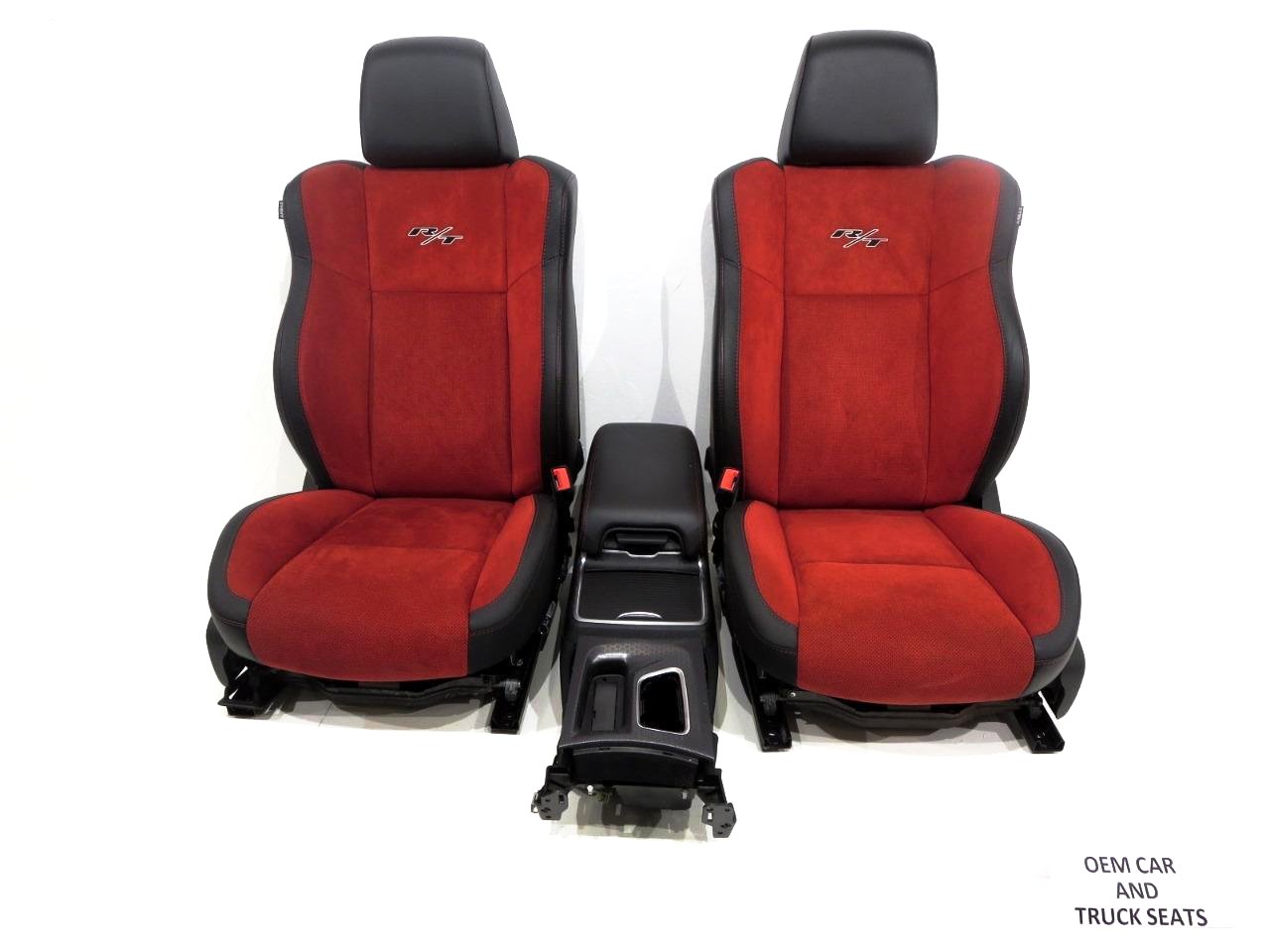 Dodge Charger R T Oem Red Alcantara Front Rear Seats Heat A C 2013 2014 2015 2016 2017 Brand New