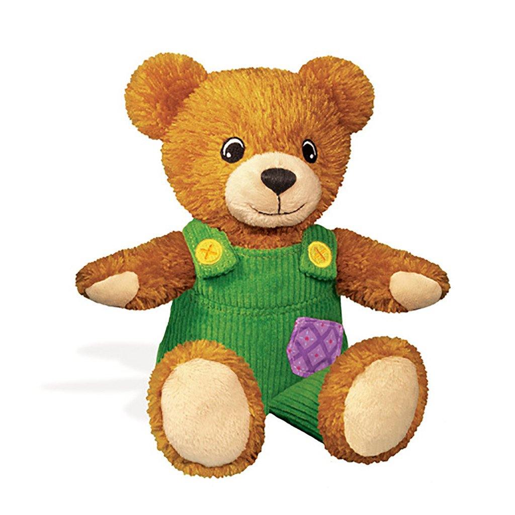 corduroy teddy bear stuffed animal