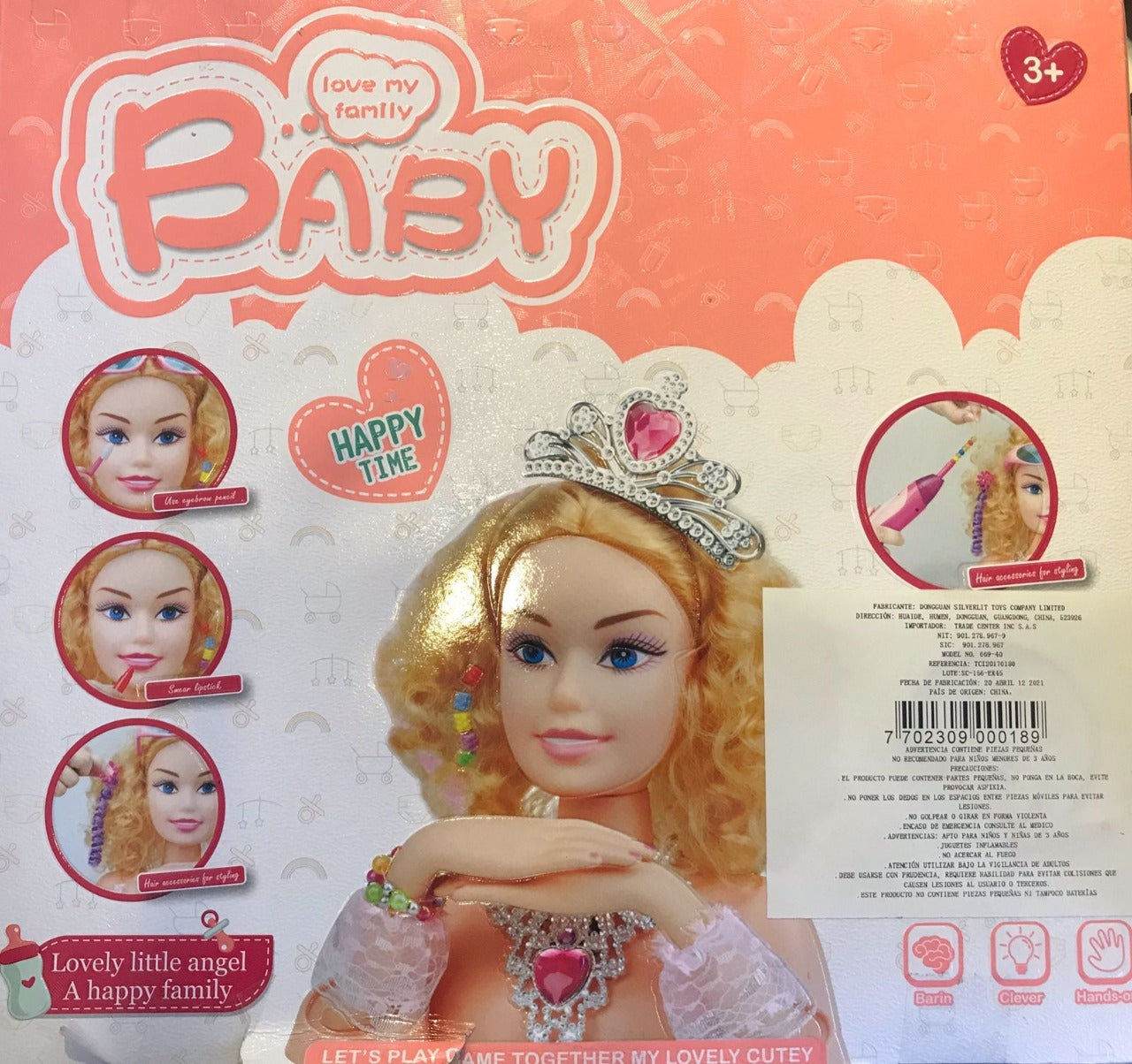 Cabeza De Muñeca Para Peinado Y Maquillaje Para Niños – Importaciones Shop  Ecuador