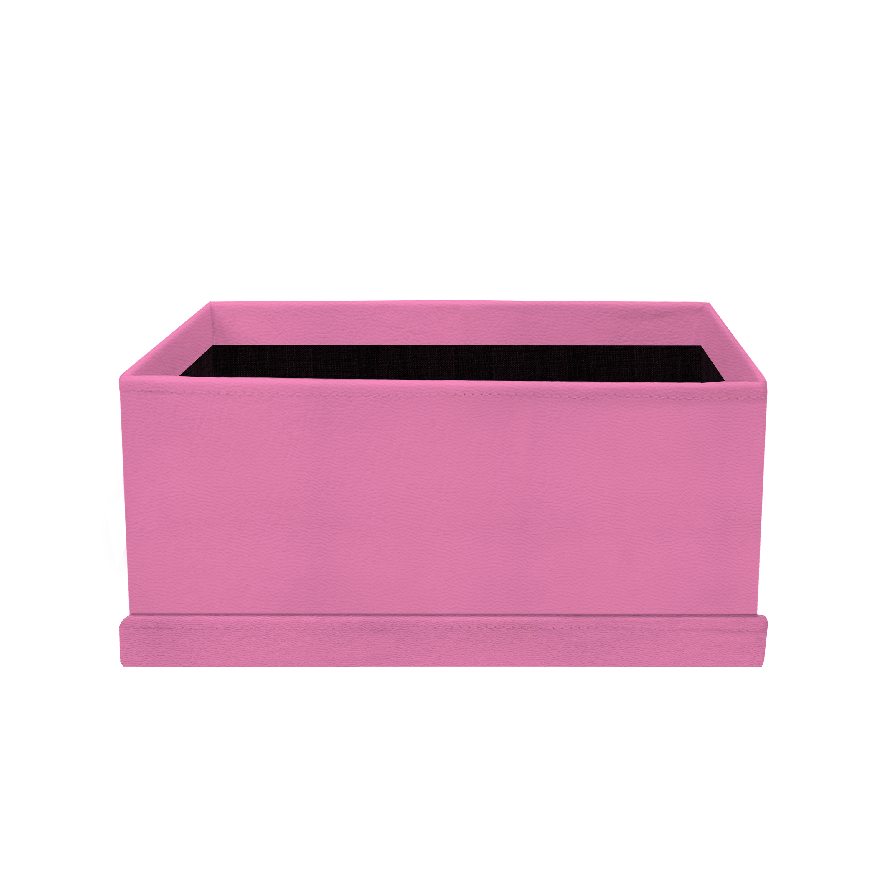 Rectangular shape box - PU Leather Pink