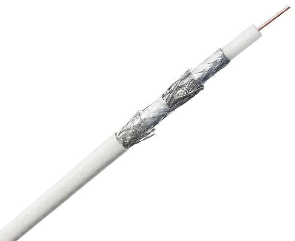 RG6 Quad Shield Coaxial Cable with Steel Messenger Wire – Patch Cords Online