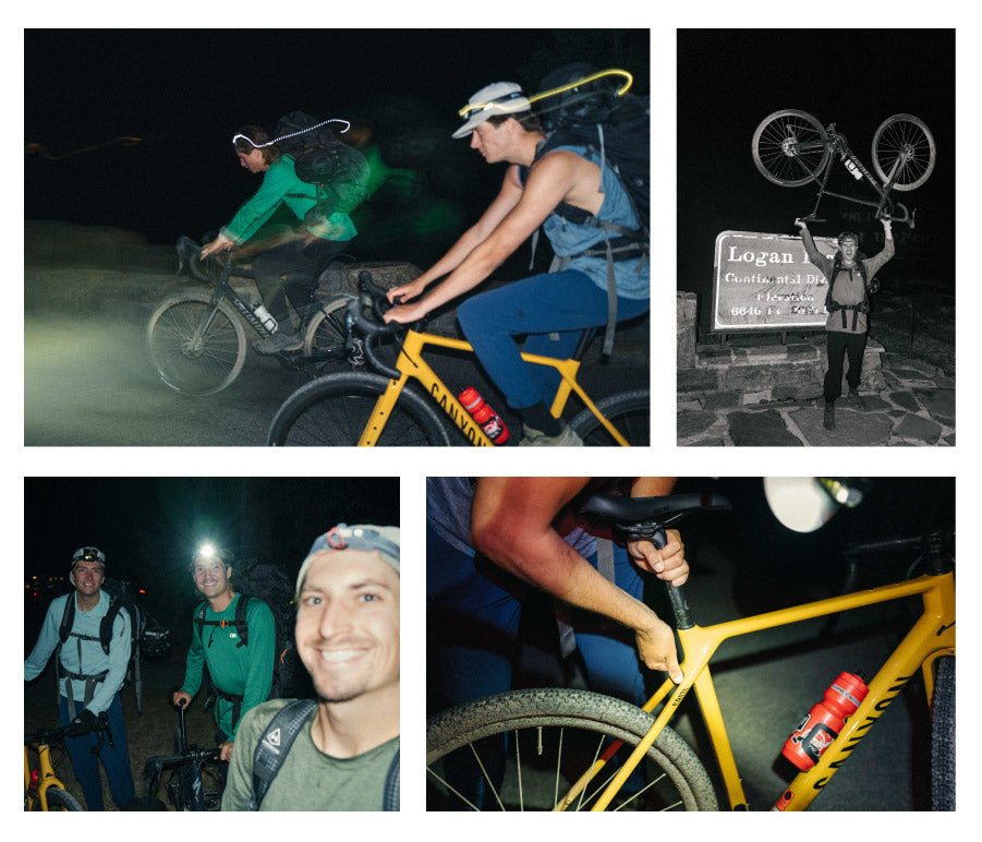 Leg one of the Kauffman brothers on their triathlon across Glacier National Park.