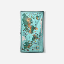 Ultralight Towel: World Map Nav Image 1