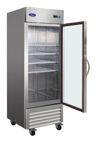 Valpro One Section Glass Door Reach-In Freezer