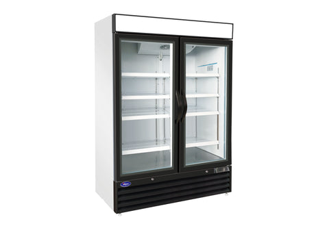 Valpro Two Section Glass Door Merchandiser Freezer