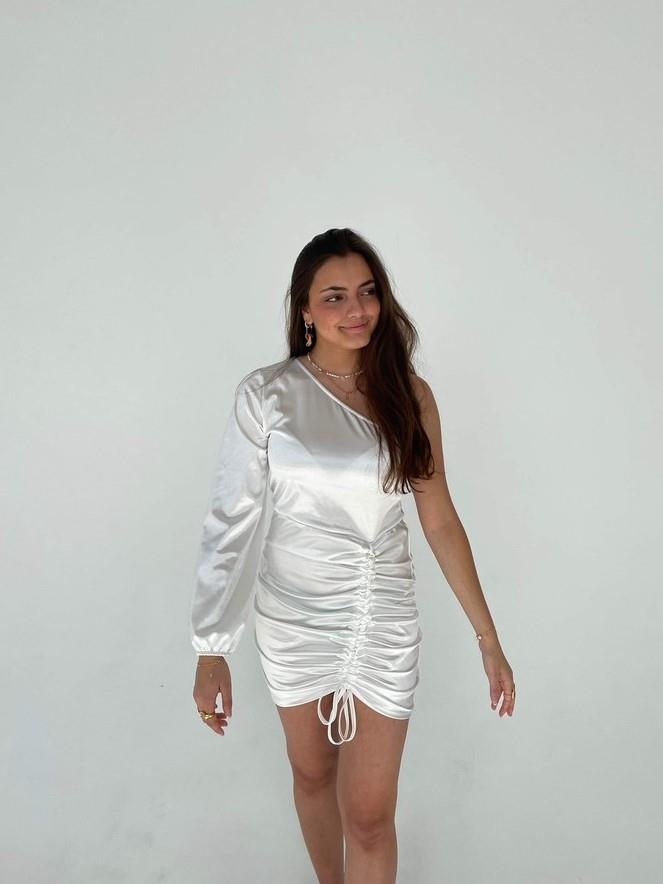Stephanie one shoulder - Hvid – Design