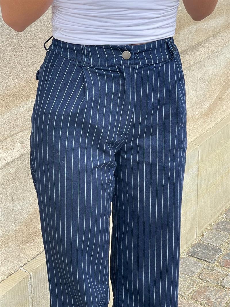 At opdage vigtigste Smigre Premium - stribet bukser – Design By Si