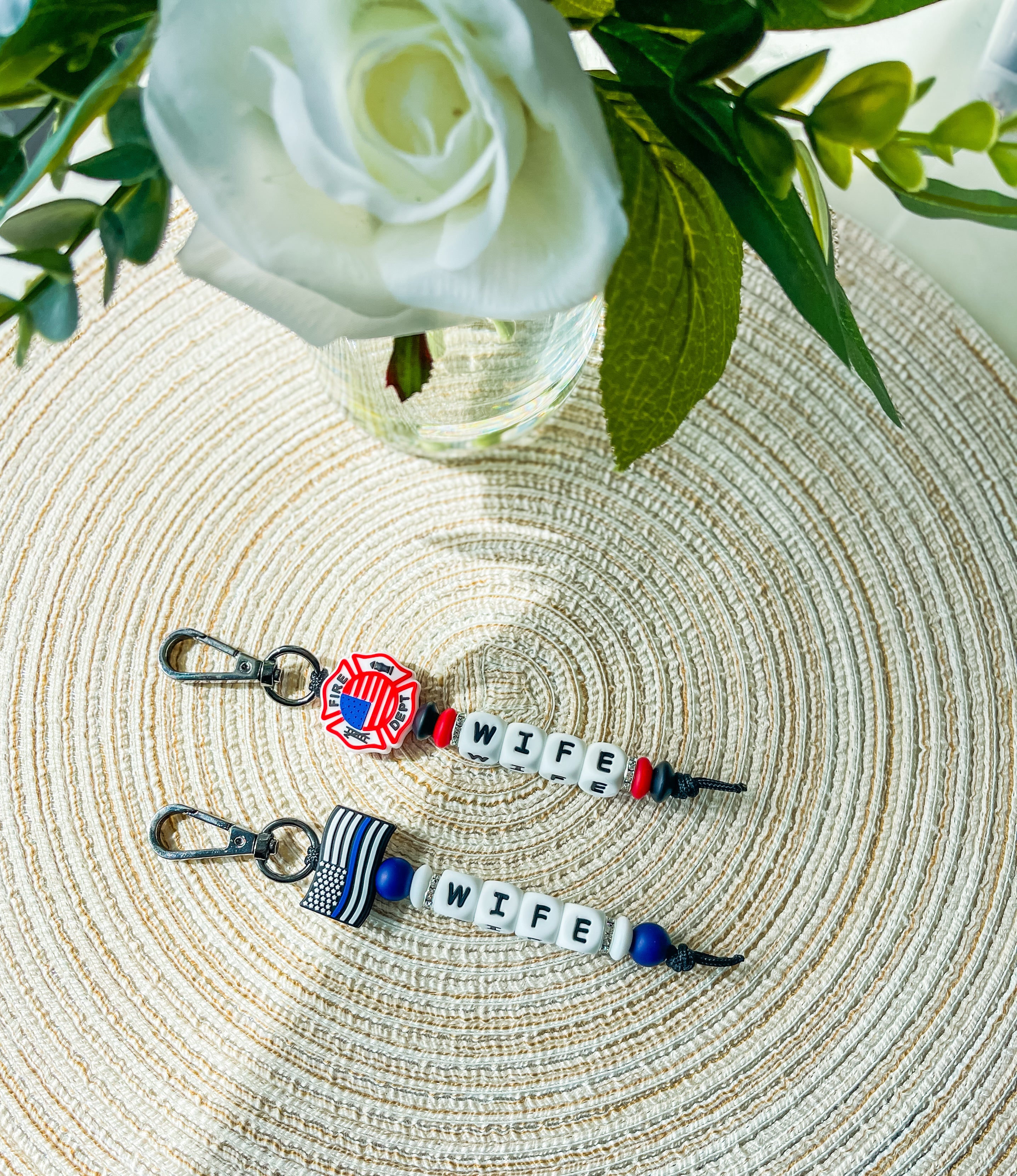 Fire Wife\Police Wife-Custom| Keychain