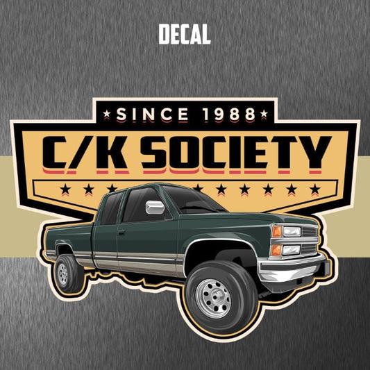 Society OBS Lowered GMC Extended Cab Keychain Chevy C/K